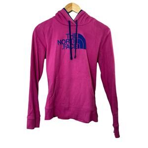 The North Face Bright Pink Hooded Sweatshirt Hoodie Women's Small
